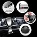 Car Phone Holder, MeanLove Universal Phone Gravity Car Vent Mount for iPhone 8/ 8 Plus/ 7, Galaxy S8/ S7, HTC, Huawei, LG and More Smart Phones (Black)