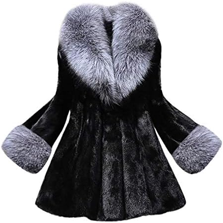Winter Coats,Women Faux Fur Coat Ladies Winter Warm Jacket Cape Parka Outcoat Overcoat by HZSIKAO