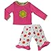 Sophia's 15 Inch Baby Doll Pajamas, Fits American Girl Bitty Baby 15 Inch Baby Doll & More! Flower Print Capri Pajama Pants & Shirt Gift Plus Bag Included