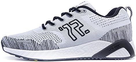 Men's breathe running shoes knit light weight lace-up speed training sneaker