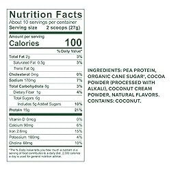 Vega Protein Made Simple, Dark Chocolate, Stevia