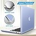 IBENZER Compatible with MacBook Pro 13 Inch Case 2015 2014 2013 end 2012 A1502 A1425, Hard Shell Case with Keyboard Cover for Old Version Apple Mac Pro Retina 13, Serenity Blue, R1301SRL+1