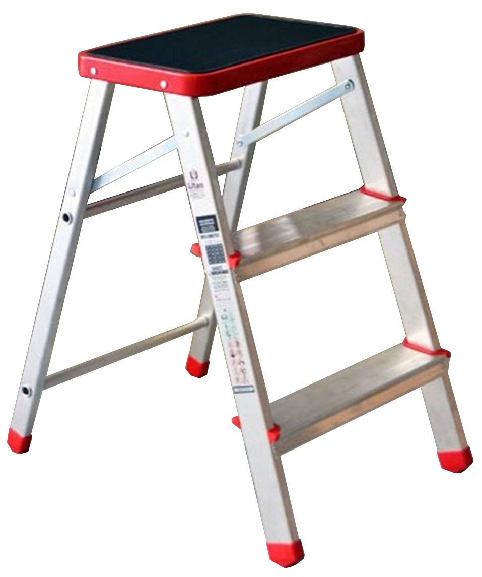 Homelux 825010 Domestic Stool 3 Steps, 0.65 m Height, 2.4 kg