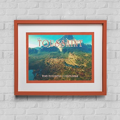 Toussaint Travel Poster | Vintage Impressionistic look print | Vintage travel | Witcher 3 travel poster 11x17 no frame or mat