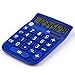 8 Digit Dual Powered Desktop Calculator, LCD Display, Blue- by Office + Style