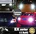 JDM ASTAR Super Bright 30-EX Chips 921 912 LED Bulbs with Projector For Backup Reverse Lights, Xenon White