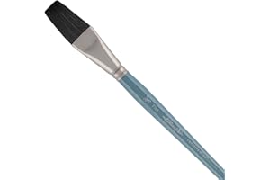 CREATIVE MARK Mimik Professional Watercolor Brushes - Flat 3/4" - Synthetic Squirrel Hair - Natural Bristle Artist Brushes for Watercolors, Gouache & Acrylics - Imitates Natural Squirrel and Sable Hair