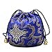 24 piece Silk Brocade Pouch Jewelry Travel Drawstring Coin Purse Candy Christmas Gift Bag SND011