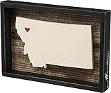Montana State Shape Box Sign Primitives by Kathy