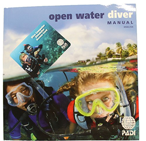 PADI Open Water Diver Manual with Dive Computer Simulator Acess Card
