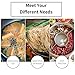 Newness Small Slotted Spoon, Integral Forming Skimmer Cooking Spoon, 304 Stainless Steel Strainer Ladle with Vacuum Ergonomic Handle for Kitchen, [Rustproof & Durable], 11.61 Inches