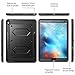 New iPad Pro 10.5 inch Case, [Heavy Duty] i-Blason New Apple iPad Pro 10.5 2017 release Armorbox Hybrid Full-body Protective Kickstand Case with Front Cover and Built-in Screen Protector (Black)