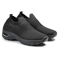 SNEGA Slip On Walking Shoes for Women - Fashion Non