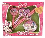 Disney Minnie Mouse Music Instrument Set (Flute Recorder, Maracas, Tambourine)