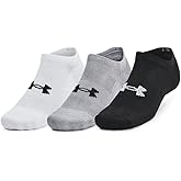 Under Armour Unisex-Adult Training Cotton No Show Socks 3 Pack