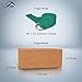 JBM Yoga Blocks 2 Pack with Strap, Cork Block 2 Pack EVA Foam Yoga Bricks Set,Stretch Blocks (Cork)
