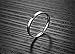 Fashion Month Women 2mm Titanium Stainless Steel Cubic Zirconia CZ Inlay White Gold Ring Wedding Engagement Silver Band