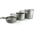 Keith Titanium Ti6014 3-Piece Pot and Pan Cook Set - 2400ml