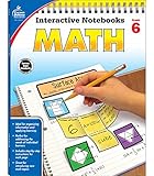 Carson Dellosa Math Interactive Notebook, Grade 6