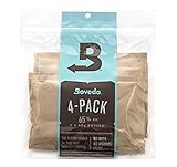 Boveda 65% RH 2-Way Humidity Control for Cubans, Maduros & Oily Wrapper Cigars & Wooden Humidors, 4-Pack 60 Gram Packets (Humidifier/Dehumidifier)–by Boveda Inc.