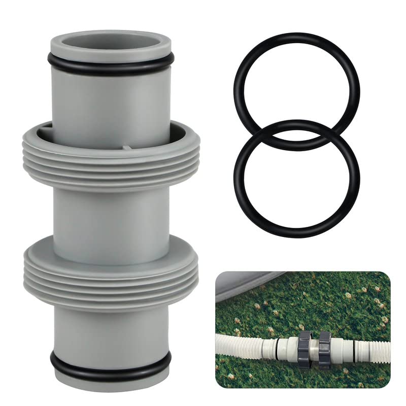 VDYXEW Pool Hose Connector, 38 mm/1.5 Inch, 2-Way Hose Connector Adapter for Intex, Bestway and Other Above Ground Pools Hose