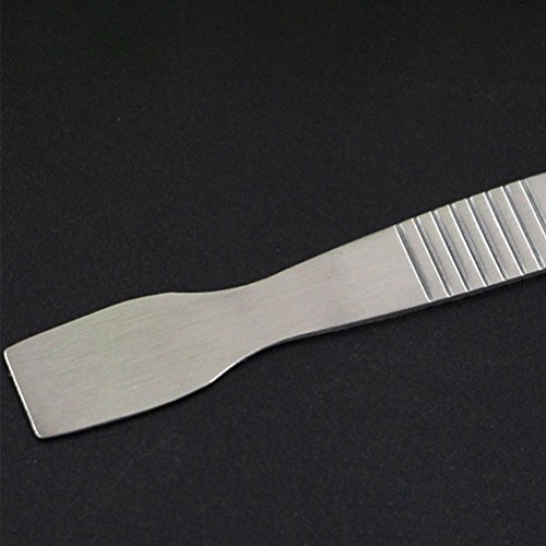 ULTNICE Tin Paste Scraper Mixing Tablet Metal Open Shell Tool Clam Crowbar Solder Paste - Thumbnail 4