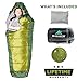 HiHiker Mummy Bag + Travel Pillow w/Compact Compression Sack – 4 Season Sleeping Bag for Adults & Kids – Lightweight Warm and Washable, for Hiking Traveling & Outdoor Activitiesthumb 1