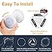 Motion Sensor Light, Iextreme Battery-Powered LED Night Light Step Lights Stair Closet Light Under-Cabinet Lighting Stick Anywhere Lamp Tap Light for Hallway, Cabinet, Closet, Stairs, Bathroom, 6PACK