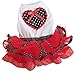 UBBC Pet Dog Tutu Princess Dress Love Heart Print Bowknot Party Skirt