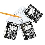 Fun Express - B&w Spiral Notepads - Stationery - Notepads - Note Books & Journals - 24 Pieces