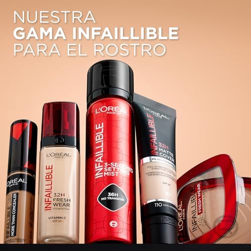 Base L'Oréal Paris Infaillible 32H Fresh Wear, 125Naturel Rosé