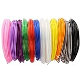 3D Pen Filament Refills, 1.75mm ABS, Total 396 Feet of 12 Colors, 33 Feet for Each Color