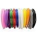 Soyan ABS 3D Pen Filament Refill Pack, 1.75mm Diameter (12 Colors, 10m Each)
