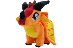 EASELR Wings of Fire Dragon Plush Toy Rainwing Dragon Stuffed Animals Pterosaur Plush Flying Dragon Pillow Plushies Gifts for Fans Kids Boys Girls (Skywing)