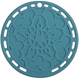 Le Creuset Silicone 8" Round French Trivet, Caribbean