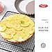 Bakerdream Tart Pan Nonstick Quiche Pan 3.5 Inch Fluted Tart Pan with Removable Bottom Mini Tart Pan Round Pie Pan Pack of 4