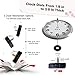 EMOON 2 Pack Wall Clock Movement Mechanism with 4 Pack Clock Hands, Silent Sweep Quartz Clock Motor Kit, for Clock Repair DIY Replacement, Custom Clock (Shaft Length 3/4 in)