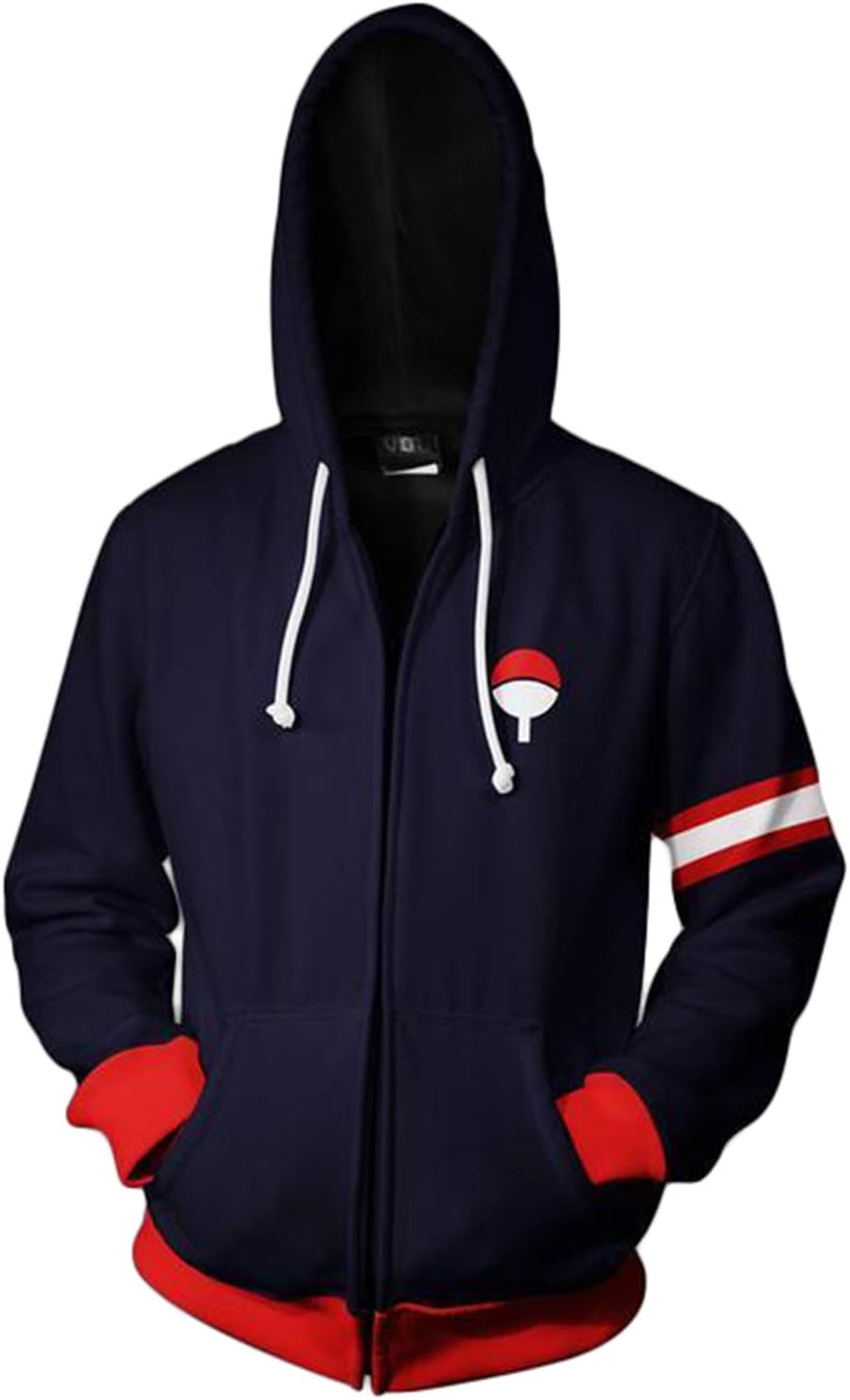 Pattistore 3D Digital Printing Adult Zip Up Hoodies Sweatshirt Cosplay Costume Halloween Christmas Pullover