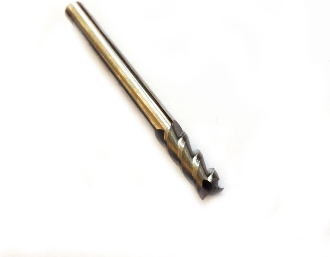4mm Diameter 3 Flutes CNC Bits for Aluminum Spiral Bit Milling Tools Carbide CNC End Mills HRC50 D411D450L
