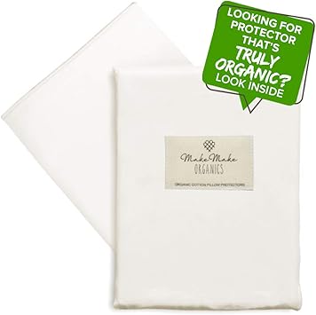 Amazon Com Makemake Organics Organic Cotton Pillow Protector Set