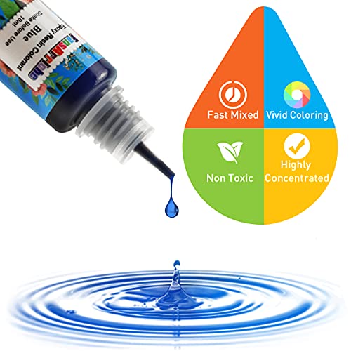 FansArriche 15 Colors Liquid Pigment for Epoxy Resin, Translucent Resin