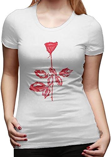 Wonderfly Women's Depeche Mode Violator Fan Art Tee Cotton Short Sleeve XXL White