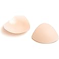 LELUSKIN Triangular Ultra-Thin, Reusable, Adhesive, and Hypoallergenic Nipple Covers - Chantilly - For Cup B-D+