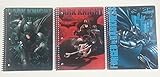 Batman Spiral Bound Notebooks - 3 Assorted
