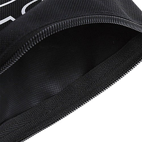 Zipper Canvas Tool Kit Bag,Simple Style Canvas Tools Set Bag,Pouch Waterproof Chainsaws Lawn Mowers Tool Bag(11.8cmx19cm,Black)