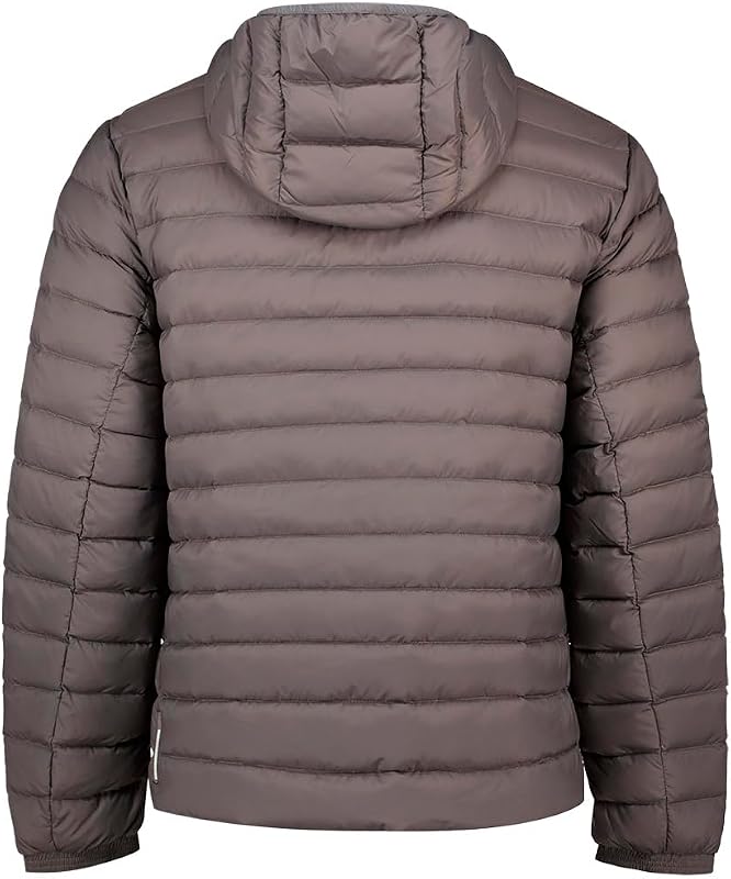 Giacca da uomo, a maniche lunghe, imbottita, con logo Lettering, grigio scuro, XL, Dark Gull Gray, XL