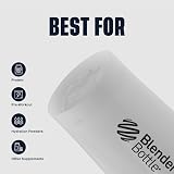 BlenderBottle Classic V2 Shaker Bottle 590ml Black Clear with Stainless view 4