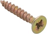 Forgefix Spectre Advanced Multi-Purpose Woodscrews 4.0 x 25mm Zinc Yellow