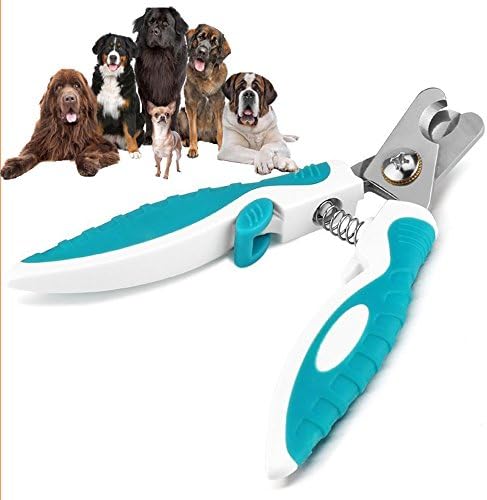 Cat Dog Nail Clipper with Safety Guard Professional Safe Pet Nail Grooming Tool w/i Optional Filer - Cat Puppy Small Medium Large Dog Claws Trimmer Tool - Protective Gurad & Safety Lock (For Dogs)