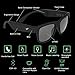 G1 Bone Conduction Headphones Polarized Glasses Sunglasses kkcite CSR8635 Bluetooth 4.0 Headset SmartTouch Stereo Music Earphone Wireless Headphone with Microphone Black (G1)